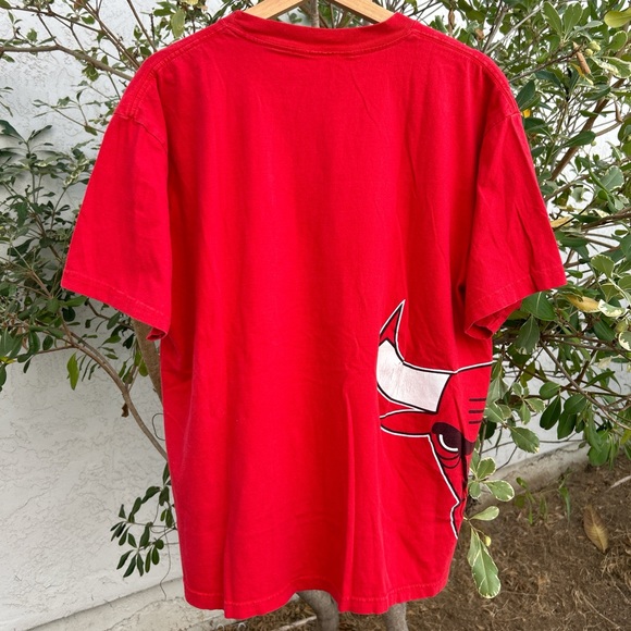 Vintage 90s Chicago Bulls Sports Fan Pocket T-Shirt NBA Sz XL - Picture 5 of 7
